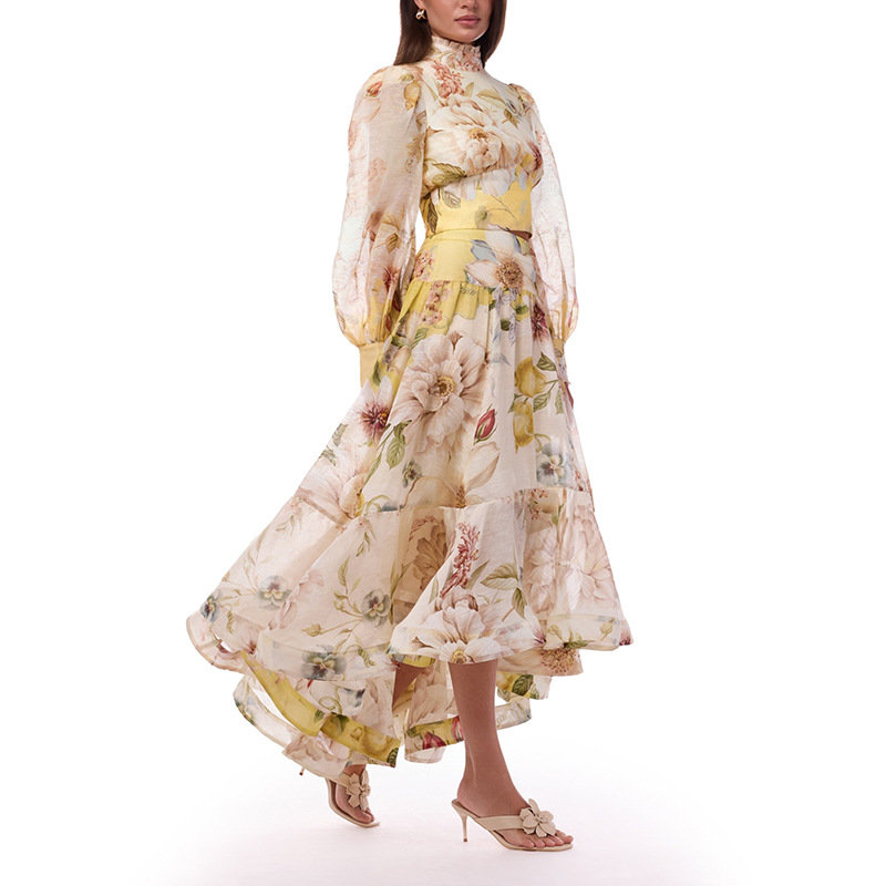 Summer Clothing Office - Summer Flower Print Holiday 2 Piece