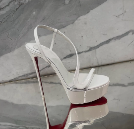 Summer Clothing Elegant - Metallic Leather Platform Stilettos Sandals sexy