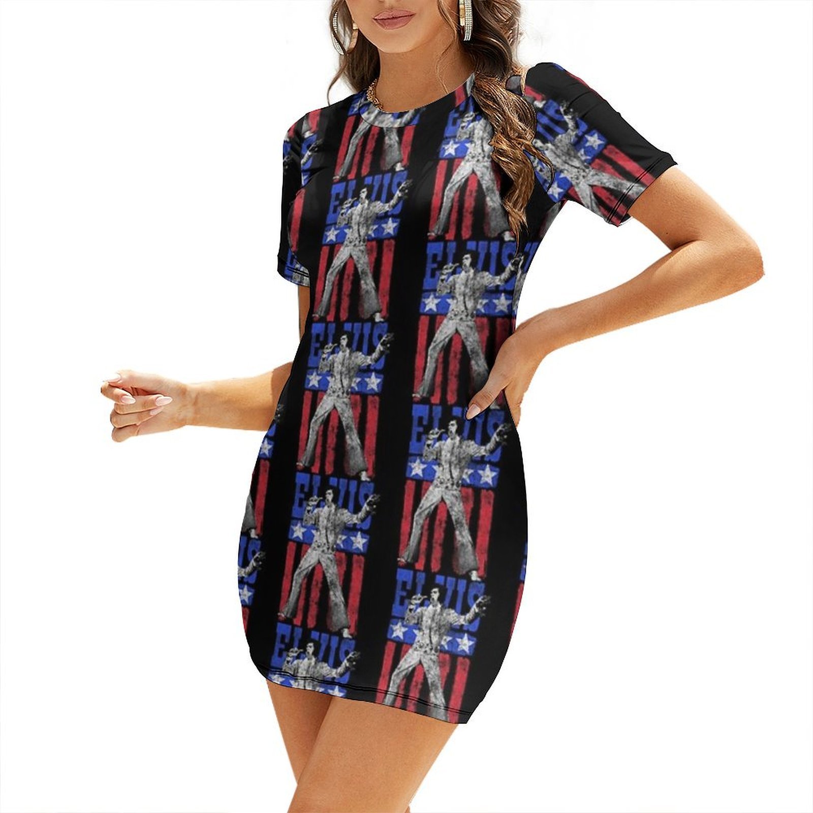Summer Clothing Trends For Men 2026 - American Flag Man Short-Sleeved Dress luxury