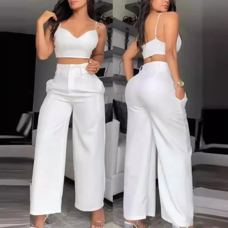 Summer Clothing Office - New Fashion Casual Suspender Suit Women's