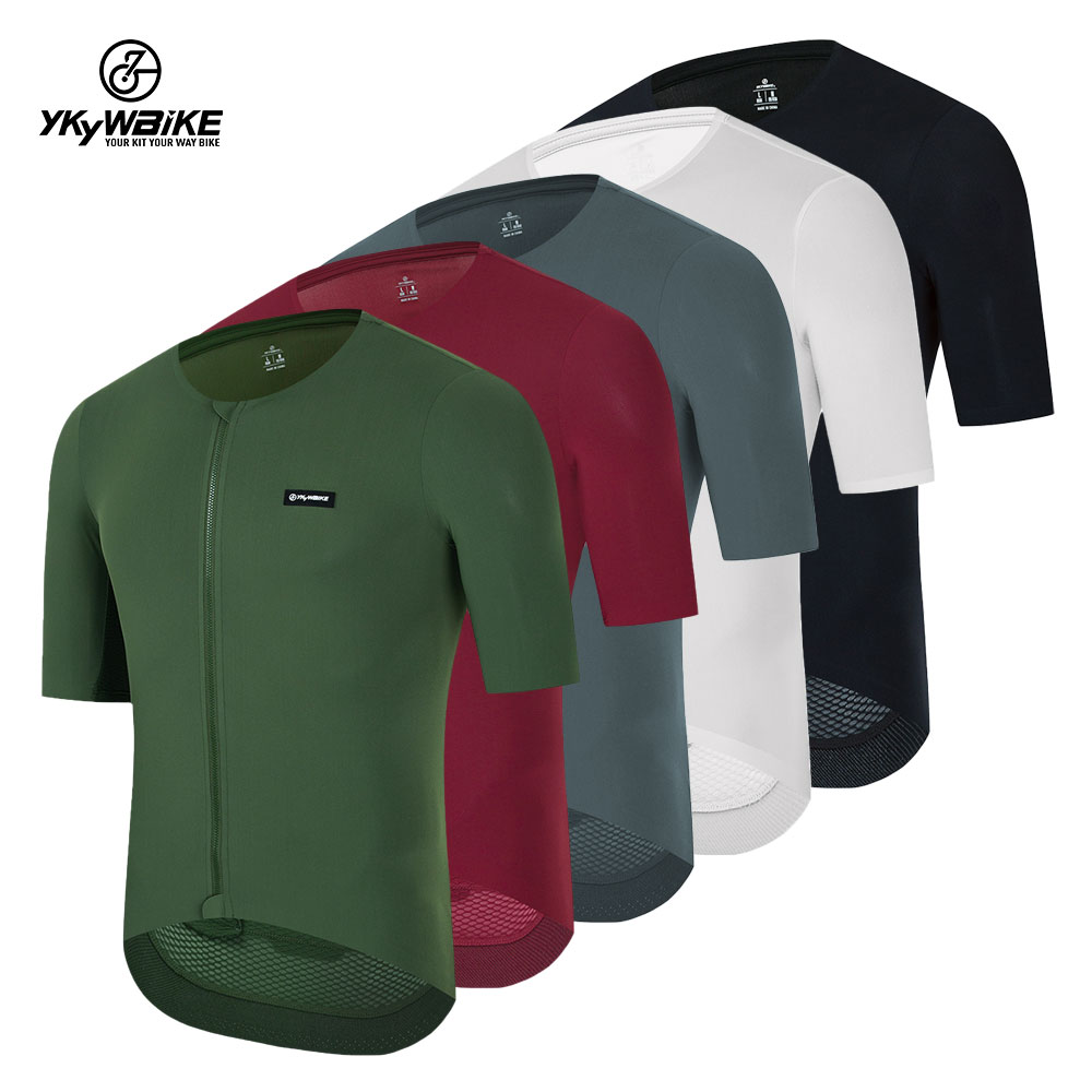 Summer Green Clothing - YKYWBIKE Men Cycling Jersey Summer Black