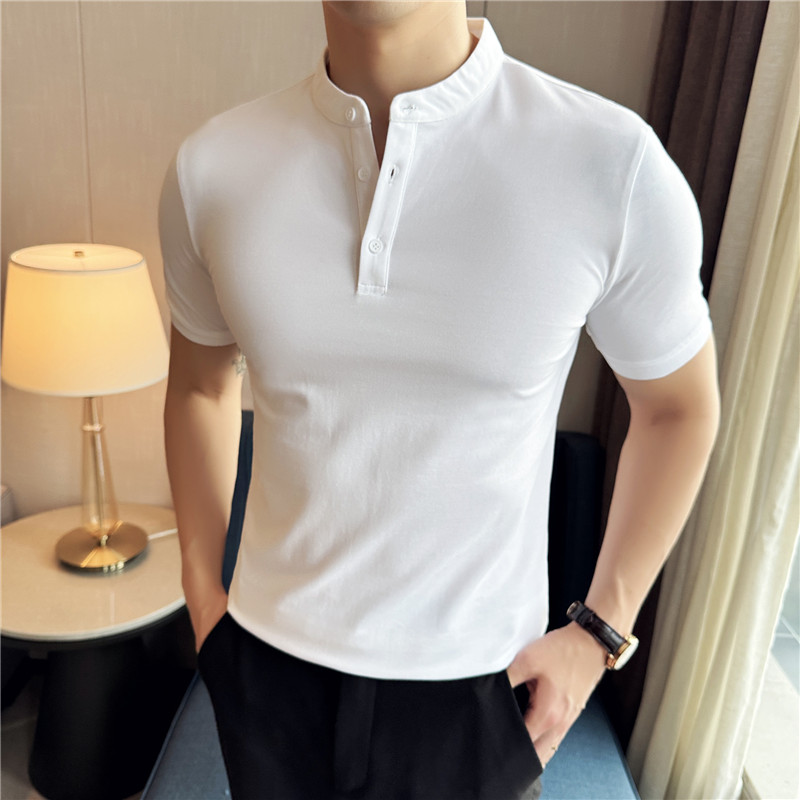 Men Short Sleeved Polo Shirt S - Summer Light Clothing ulasan dan harga