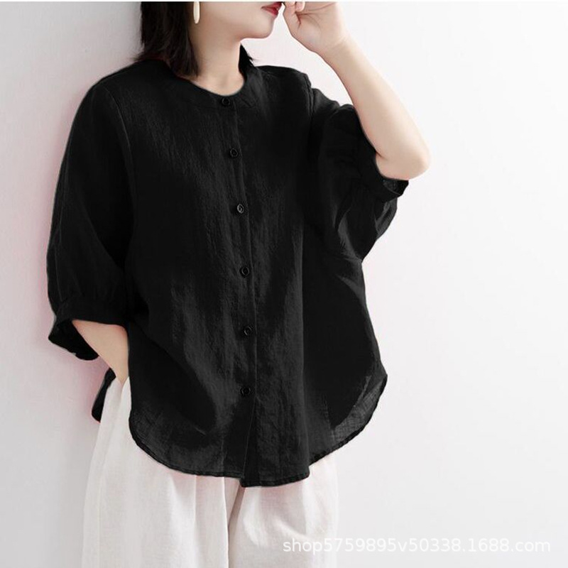 Plus Size Women's Solid Color  - Summer Clothing Office ulasan dan harga