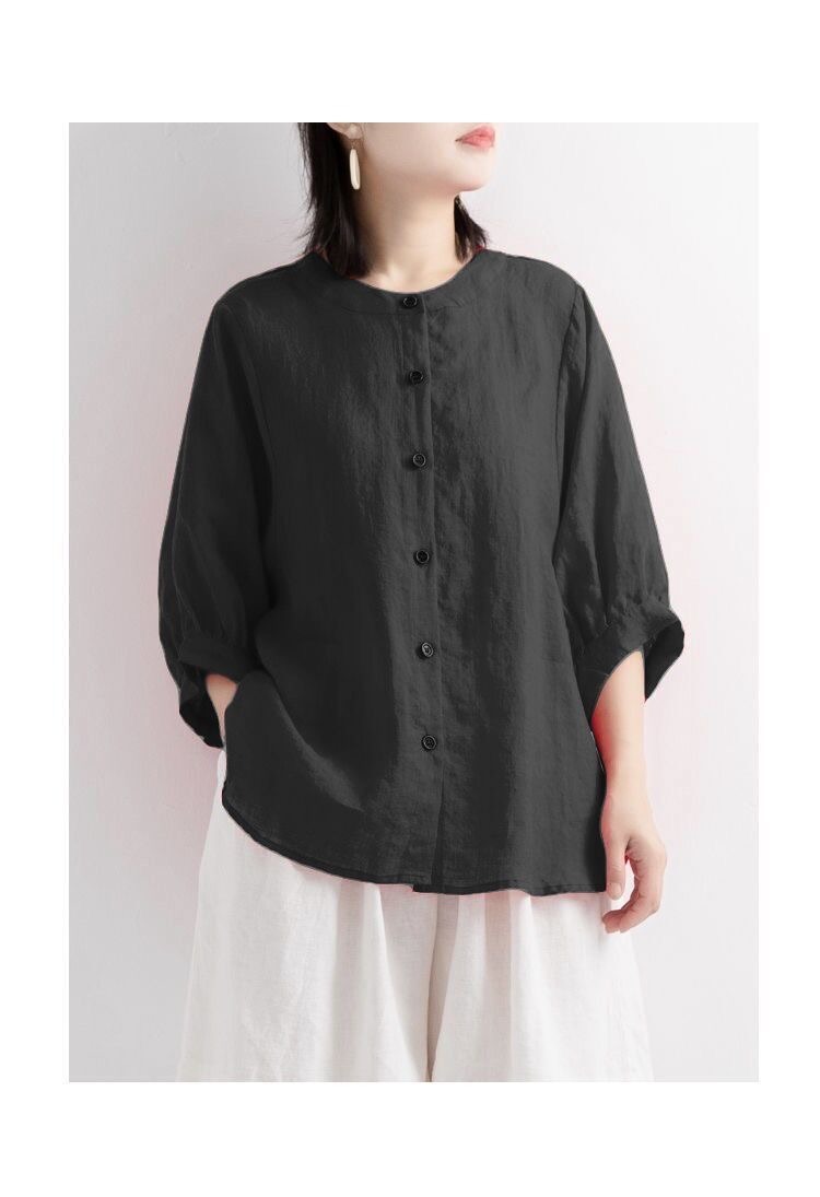 Plus Size Women's Solid Color  - Summer Clothing Office ulasan dan harga