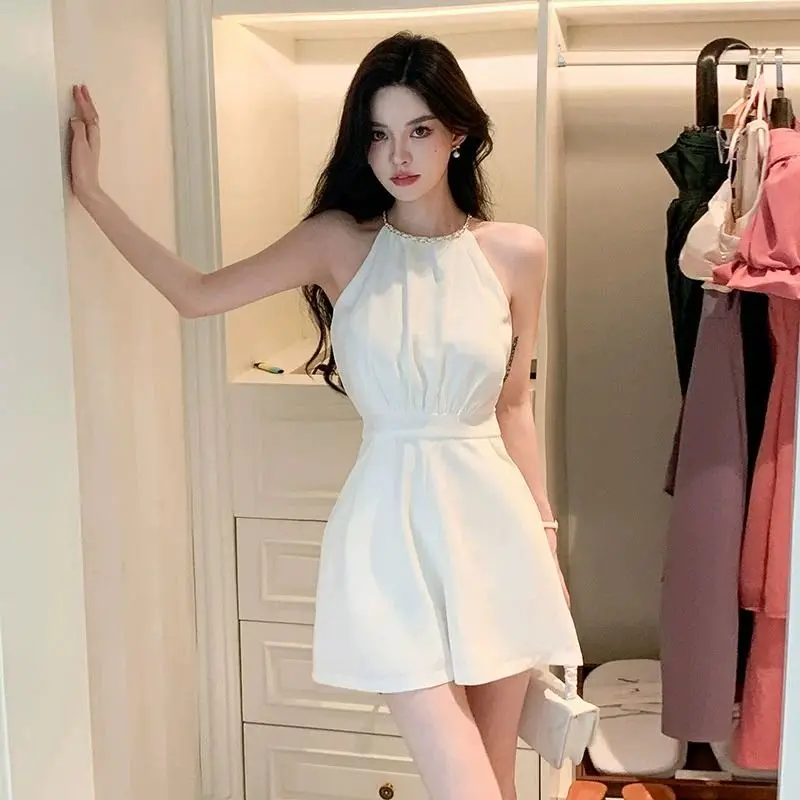 Cool White Woman Shorts Office - Summer Light Clothing ulasan dan harga