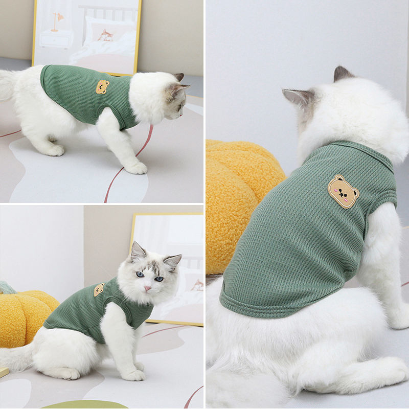 1pc Green Bear Vest Pet Dog Cl - Summer Green Clothing ulasan dan harga