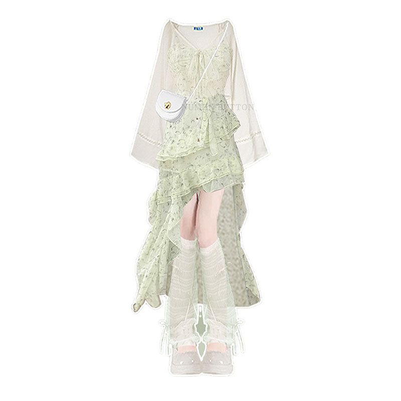 Summer Wear Set Women's Sun-pr - Summer Green Clothing ulasan dan harga