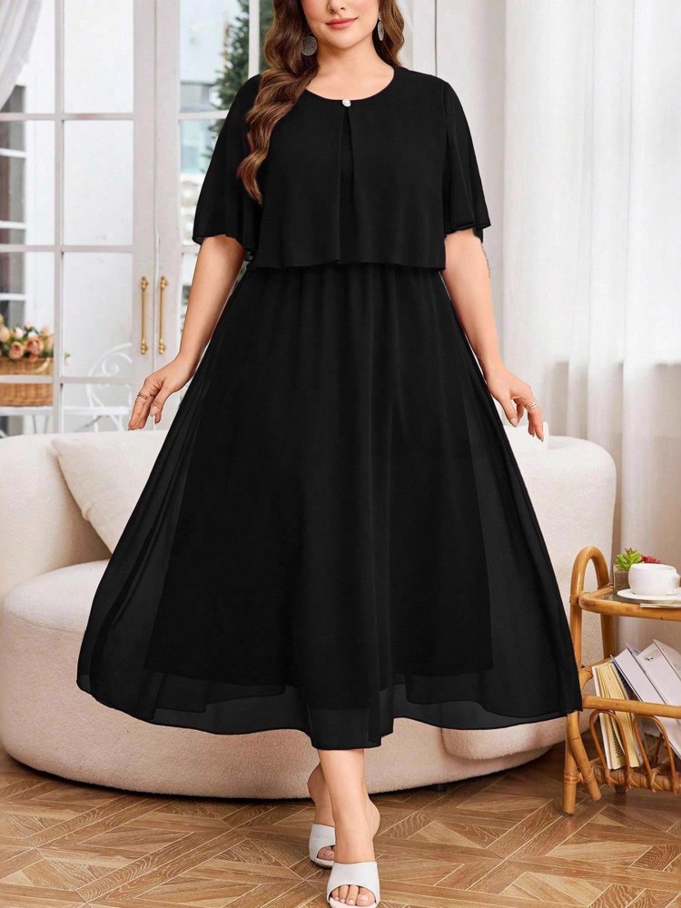 XL-5XL Plus Size Clothes Dress - Summer Clothing Capsule ulasan dan harga