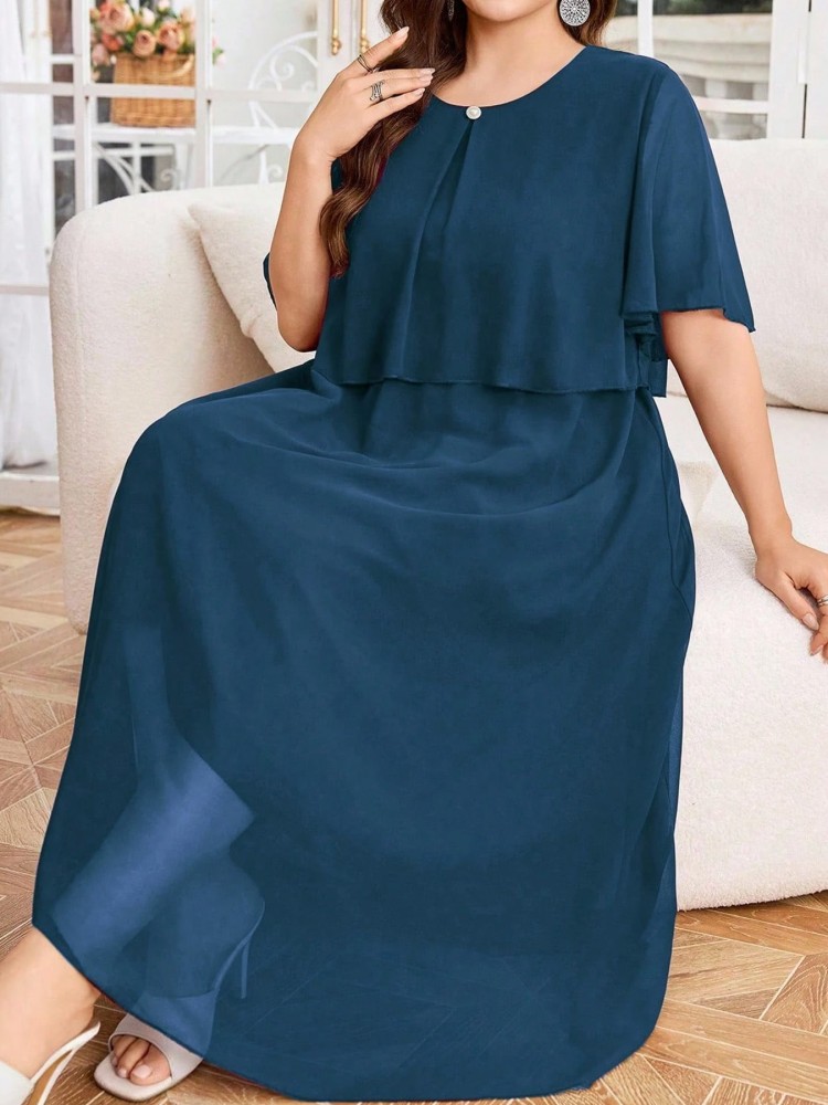 XL-5XL Plus Size Clothes Dress - Summer Clothing Capsule ulasan dan harga