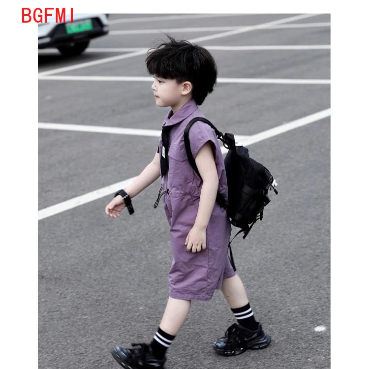 Kids Summer Shorts Overalls Ca - Summer Clothing For Baby Boy ulasan dan harga
