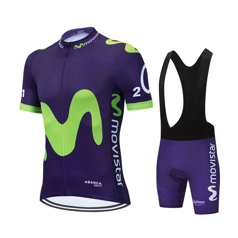 New Summer Movistar Team Cycli - Summer Clothing Sale Men ulasan dan harga