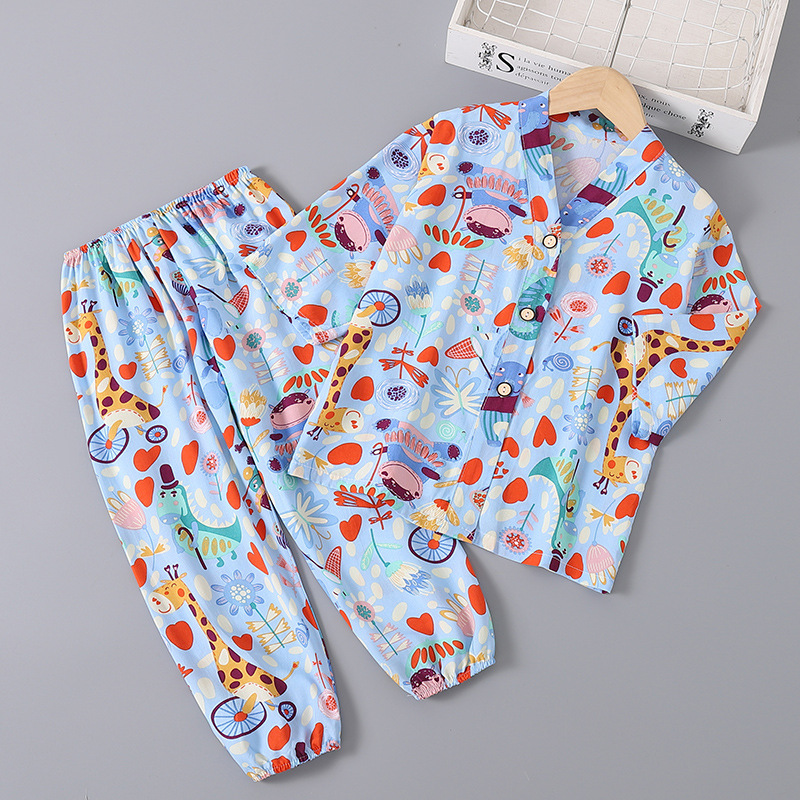 2-15Y Kid's Pajamas Sets Summe - Summer Clothing For Baby Boy ulasan dan harga