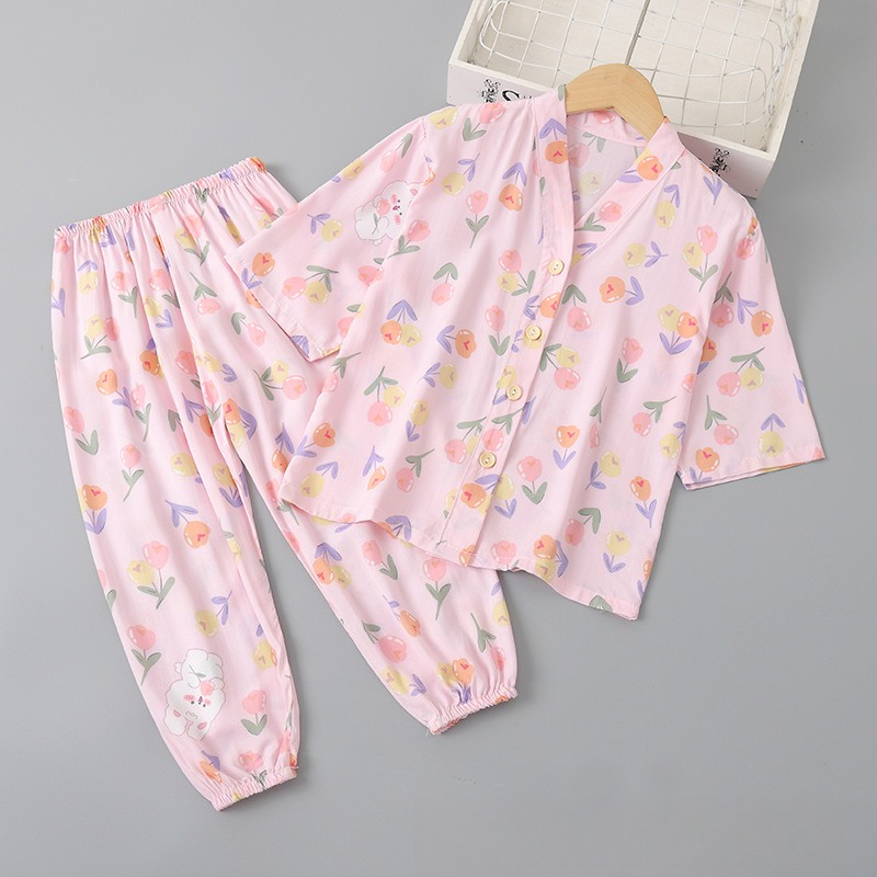 2-15Y Kid's Pajamas Sets Summe - Summer Clothing For Baby Boy ulasan dan harga