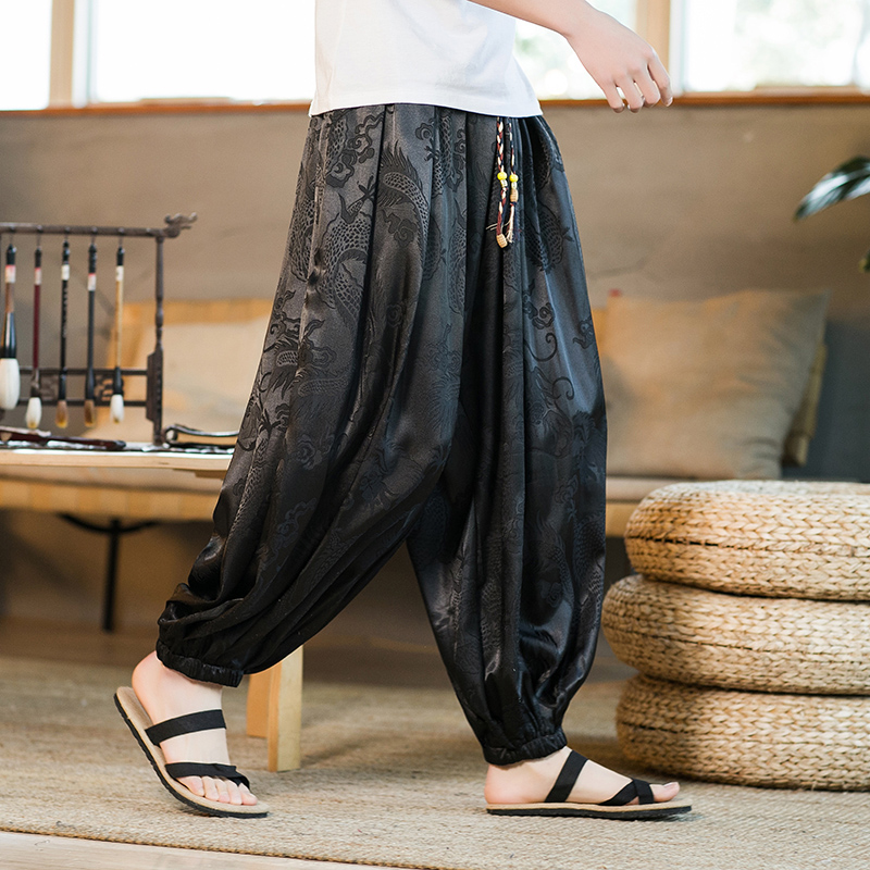 Men Harun Pants Summer Ice Sil - Summer Light Clothing ulasan dan harga