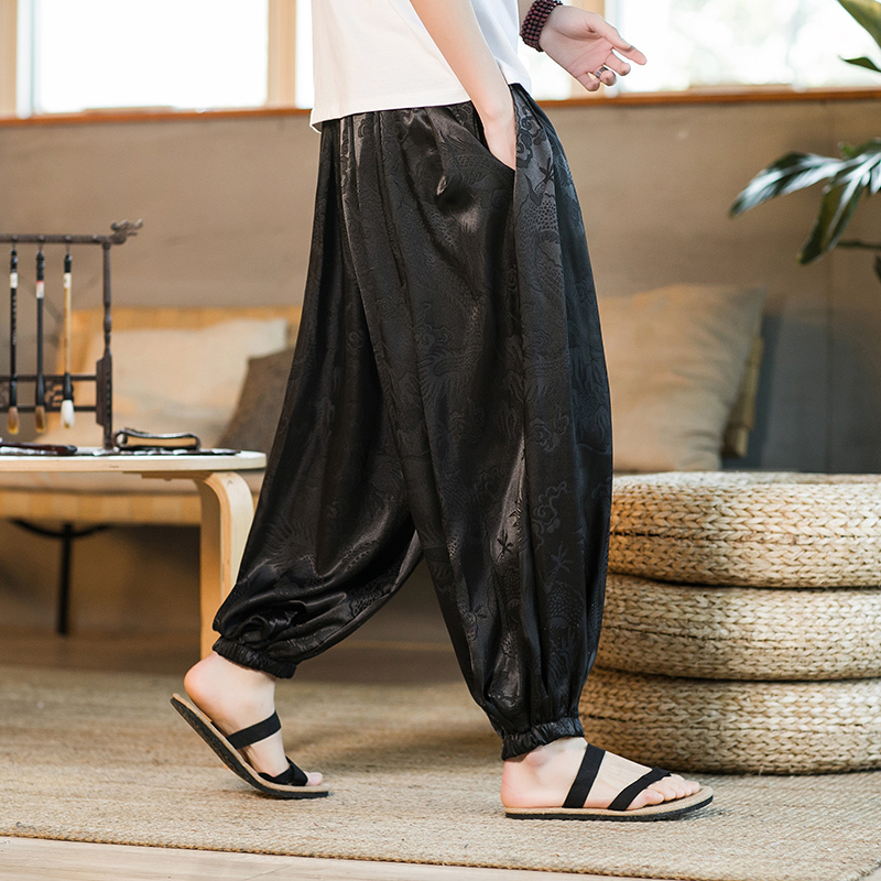 Men Harun Pants Summer Ice Sil - Summer Light Clothing ulasan dan harga