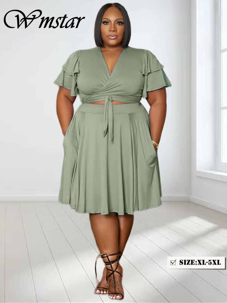 Wmstar  2 Two Piece Women Clot - Summer Clothing Capsule ulasan dan harga
