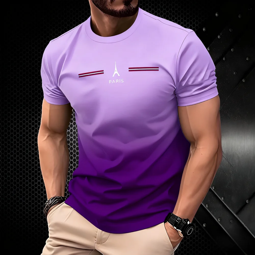 Summer Men's Clothing 3D Gradi - Summer Clothing In Paris ulasan dan harga