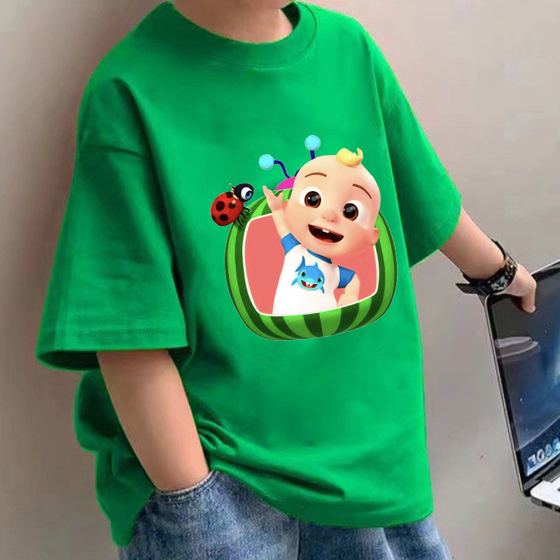 Cocomelons Baby T-Shirts Anime - Summer Clothing For Baby Boy ulasan dan harga