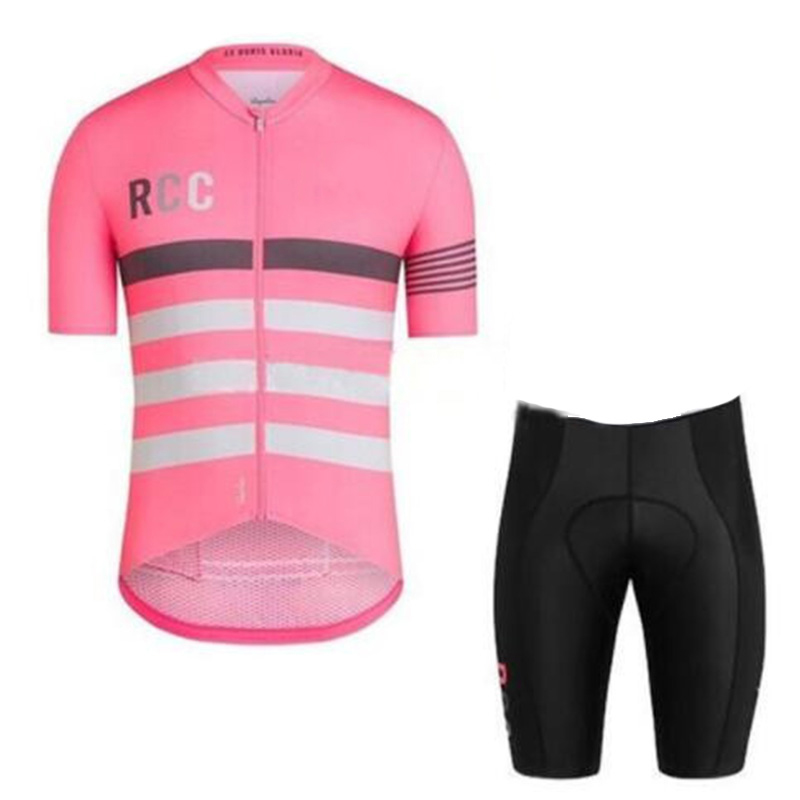 Pink RCC Cycling Jersey Set Sh - Summer Clothing Sale Men ulasan dan harga